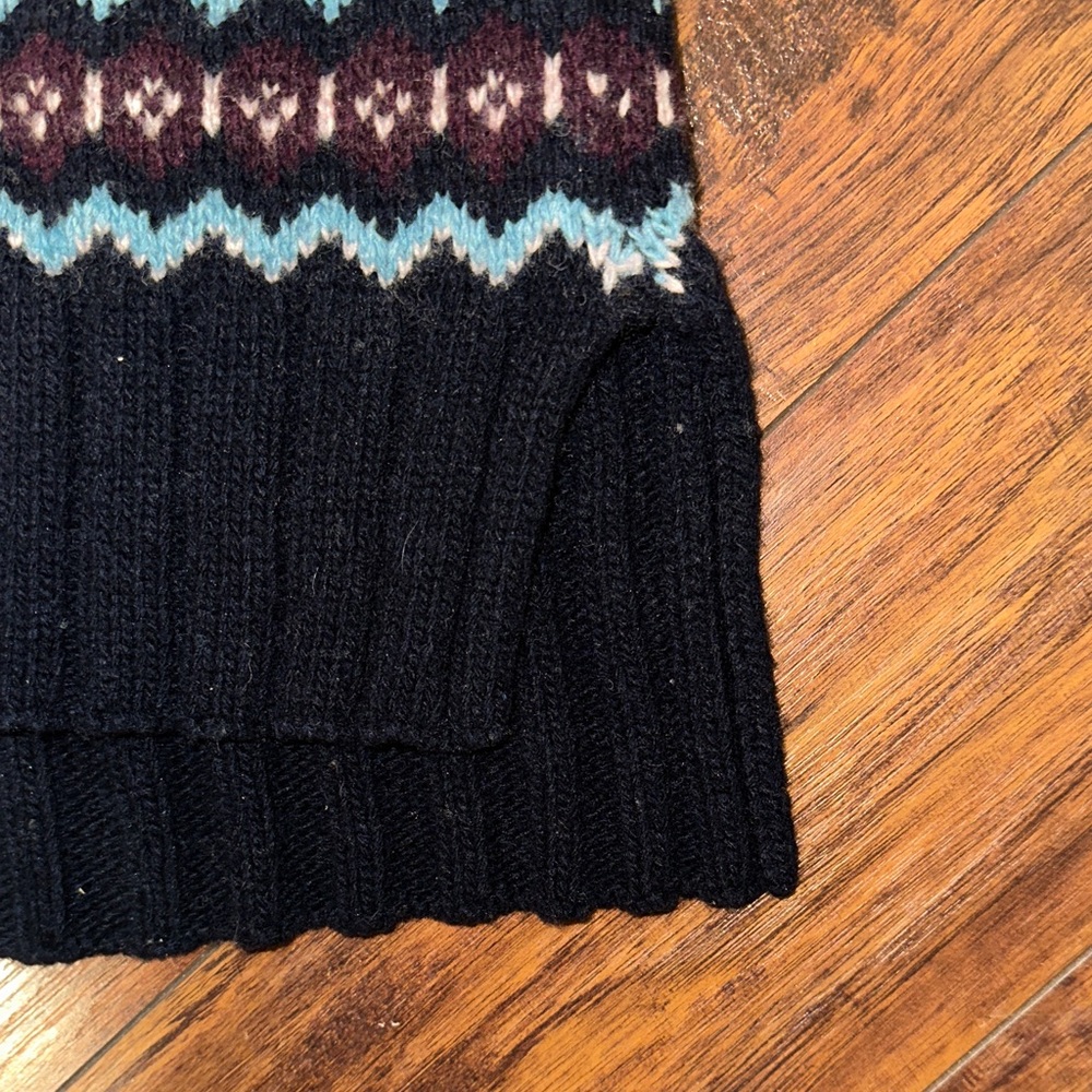 Barbour Multicolor Patterned Turtleneck Sweater - image 4